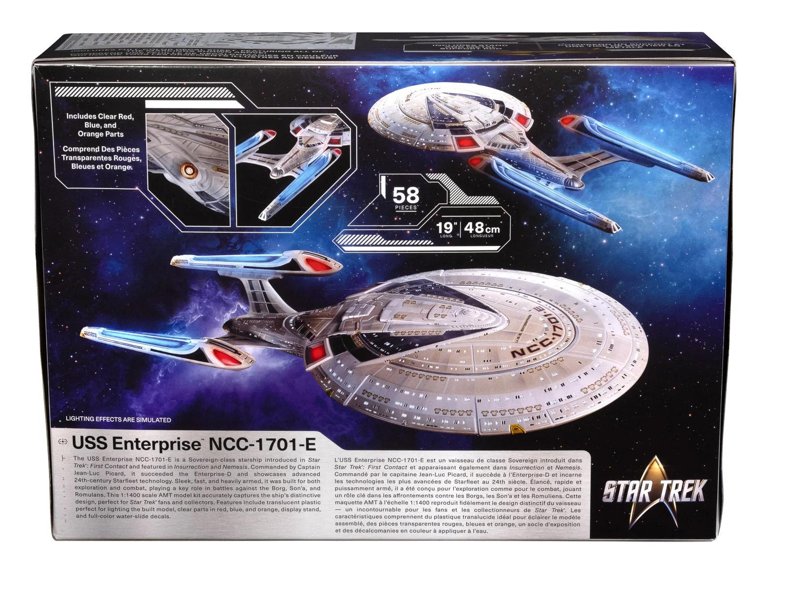AMT NCC-1701-E U S S Enterprise Translucent Model Kit — official product photo 2