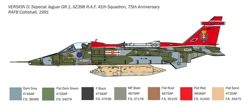 Italeri 1/72 Sepecat Jaguar Gr 1-3 RAF Model Kit — official product photo 5