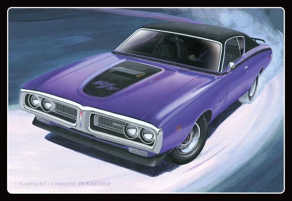 AMT 1/25 71 Dodge Hemi Charger R T Model Kit — box art