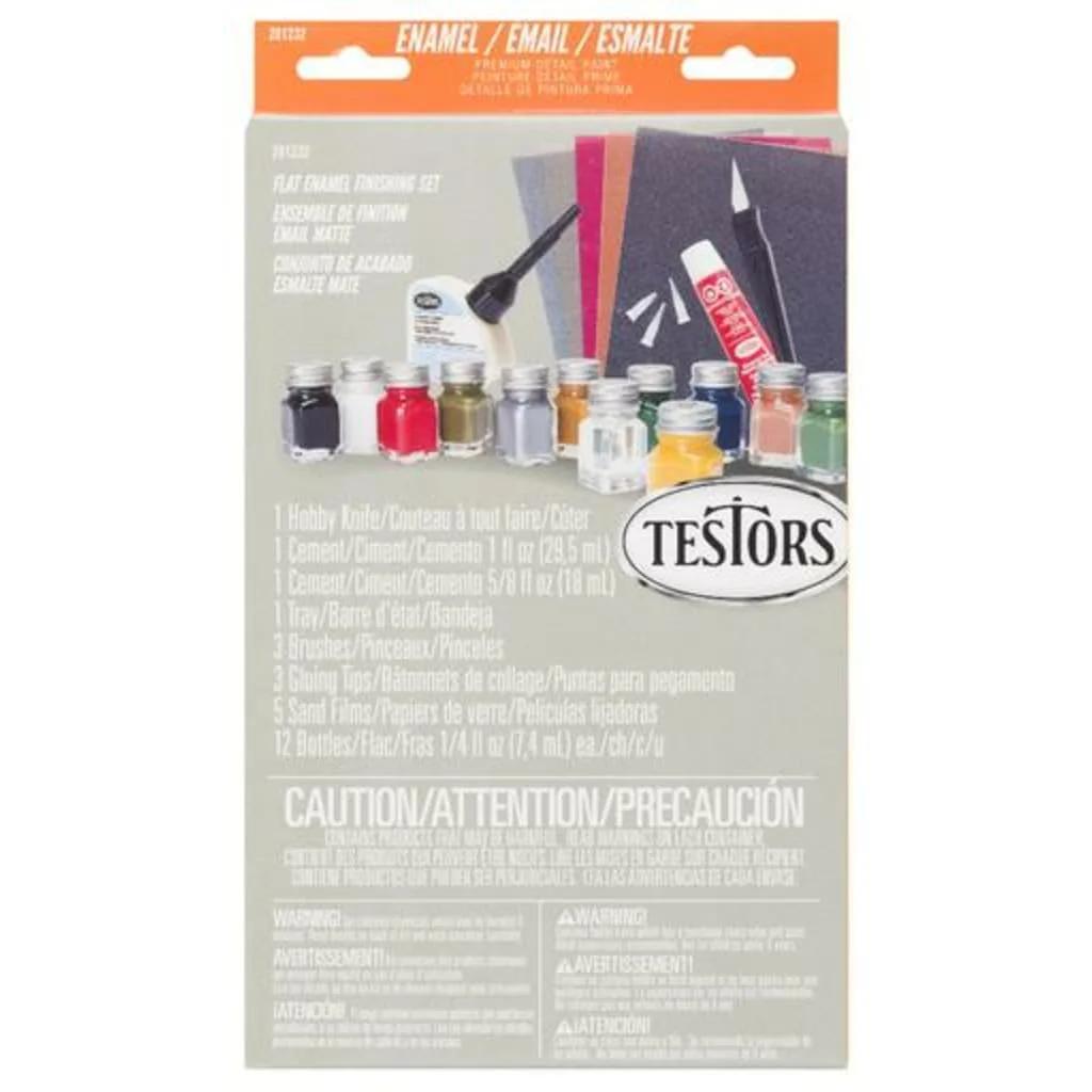 Testors Flat Finishing Set Enamel 9160 — product photo