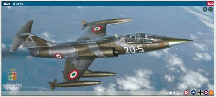 Italeri Tf104g Starfighter Aircraft 32 Model Kit — box art