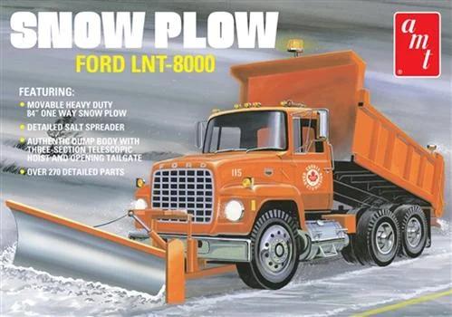 AMT 1/25 LNT-8000 Ford Snow Plow Model Kit — box art