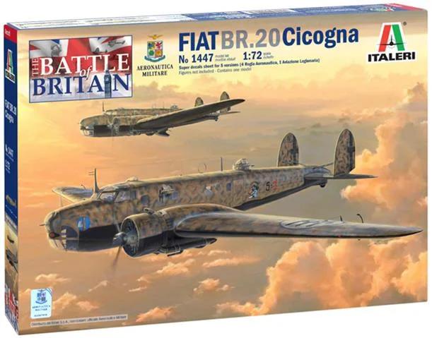Italeri Fiat Br 20cicognabattle Britain 72 Model Kit — box art