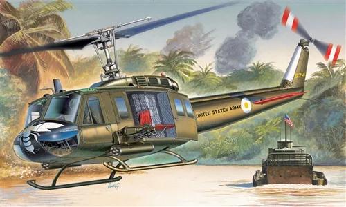 Italeri 1/72 Uh1d Slick Helicopter Model Kit — official product photo 1