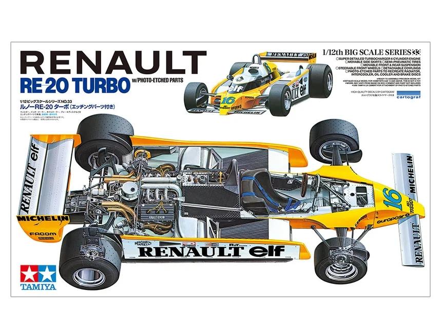 Tamiya 1/12 RE-20 Renault Turbo Model Kit — official product photo 2