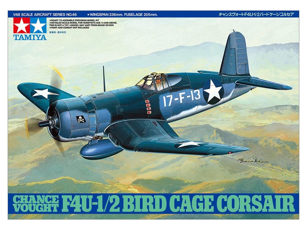 Tamiya 1/48 F-4U1 2 Birdcage Corsair Model Kit — official product photo 1