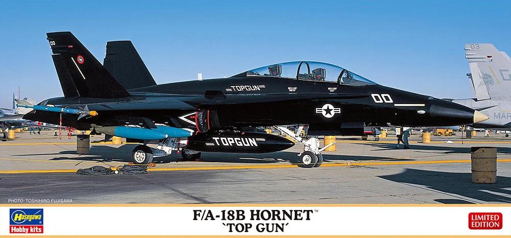 Hasegawa 1/72 A-18B F Hornet Top Gun Model Kit — official product photo 1