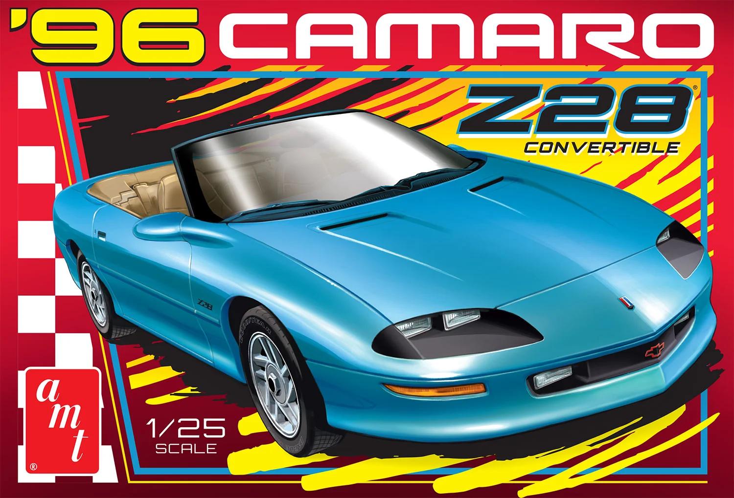 AMT 1/25 96chevy Camaro Z 28 Convertible Model Kit — box art