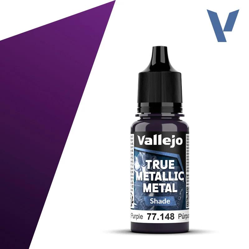 Vallejo True Metallics Amethyst Purpleshade6pk — product photo