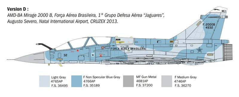Italeri 1/72 Mirage 2000d Model Kit — official product photo 5
