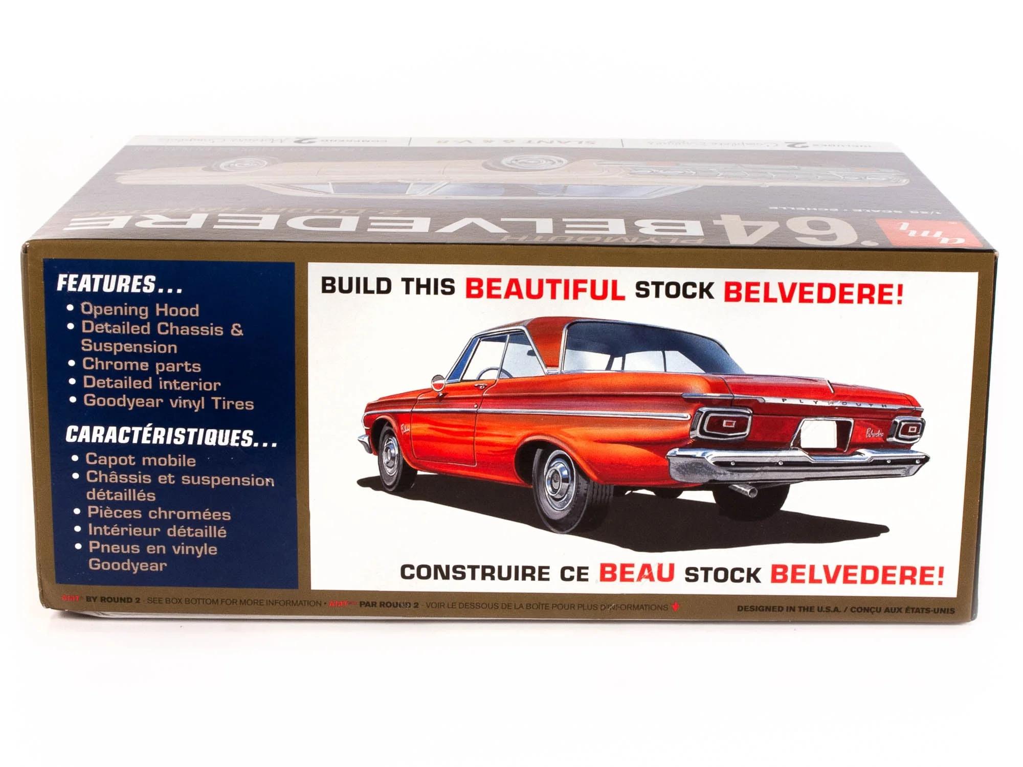 AMT 1/25 1964 Plymouth Belvedere Model Kit — official product photo 3