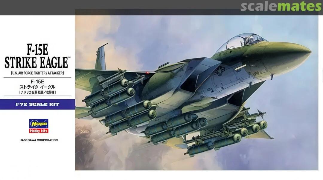 Hasegawa 1/72 F-15E Strike Eagle Model Kit — official product photo 1