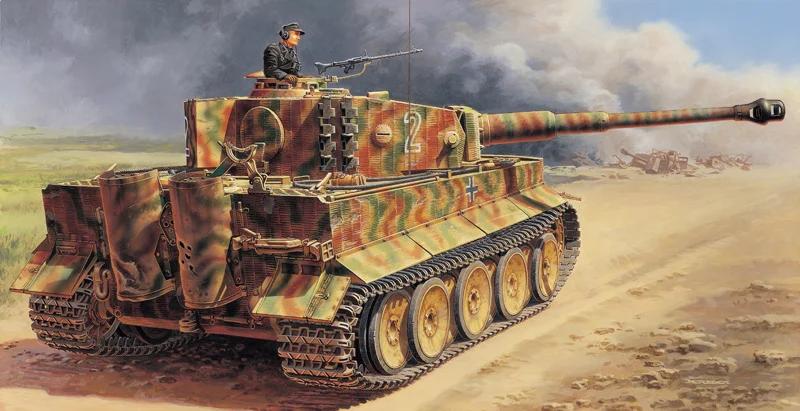 Italeri 1/35 Pzkpfw Vi Tiger I Ausf E Model Kit — official product photo 1