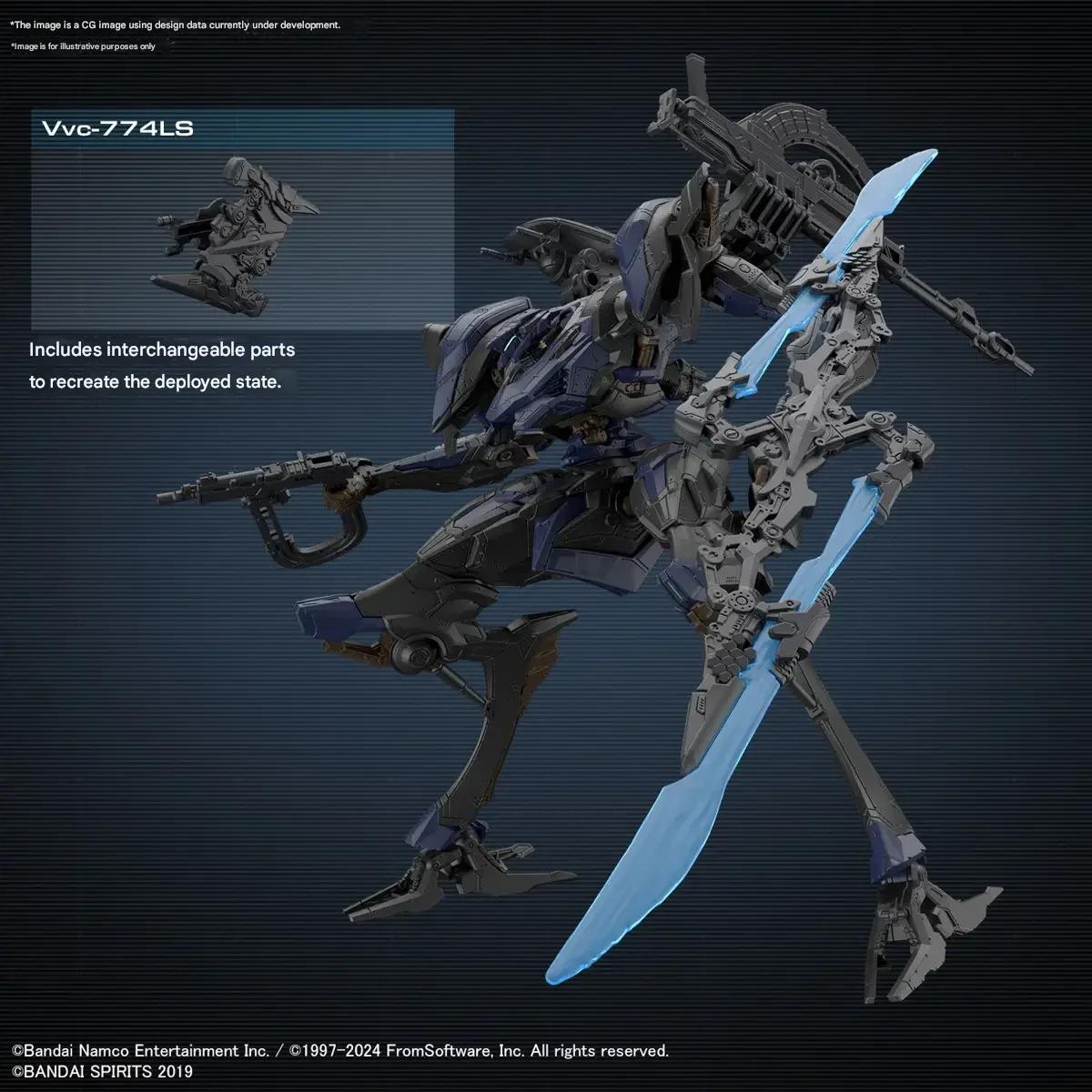 Bandai 1/144 30MM Fires Rubicon Schneider Nachtreiher Model Kit — product photo 5