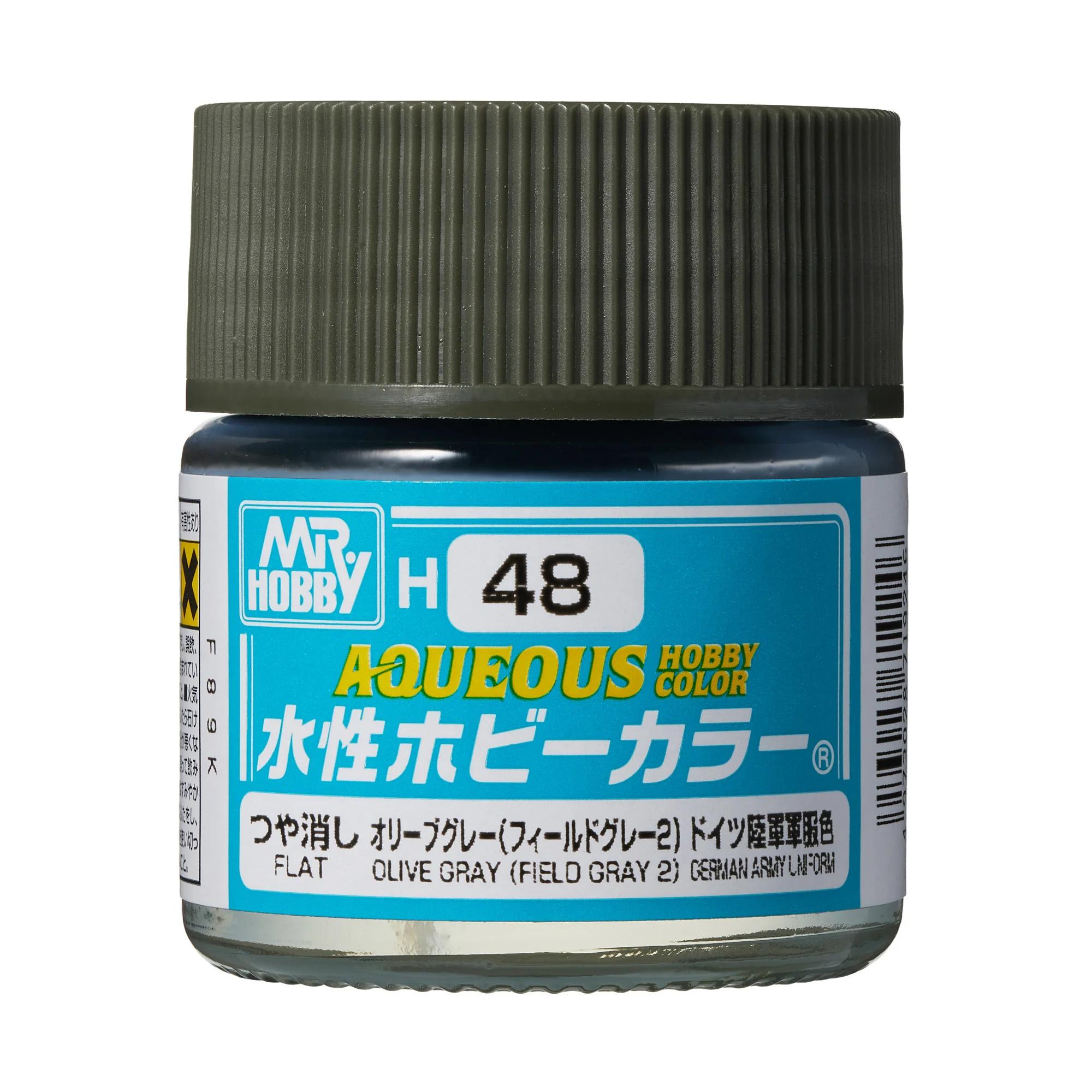 Mr. Hobby Aqueous Hobby Color Field Gray (2) (H48) 10 ml — official product photo 1