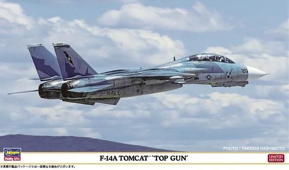 Hasegawa 1/72 F-14A Tomcat Top Gun Model Kit — box art