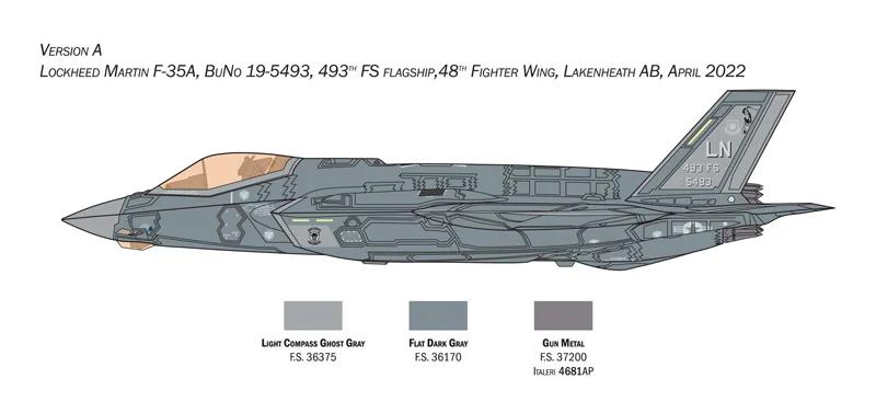 Italeri 1/72 F-35A Lightning II Beast Mode Model Kit — official product photo 3