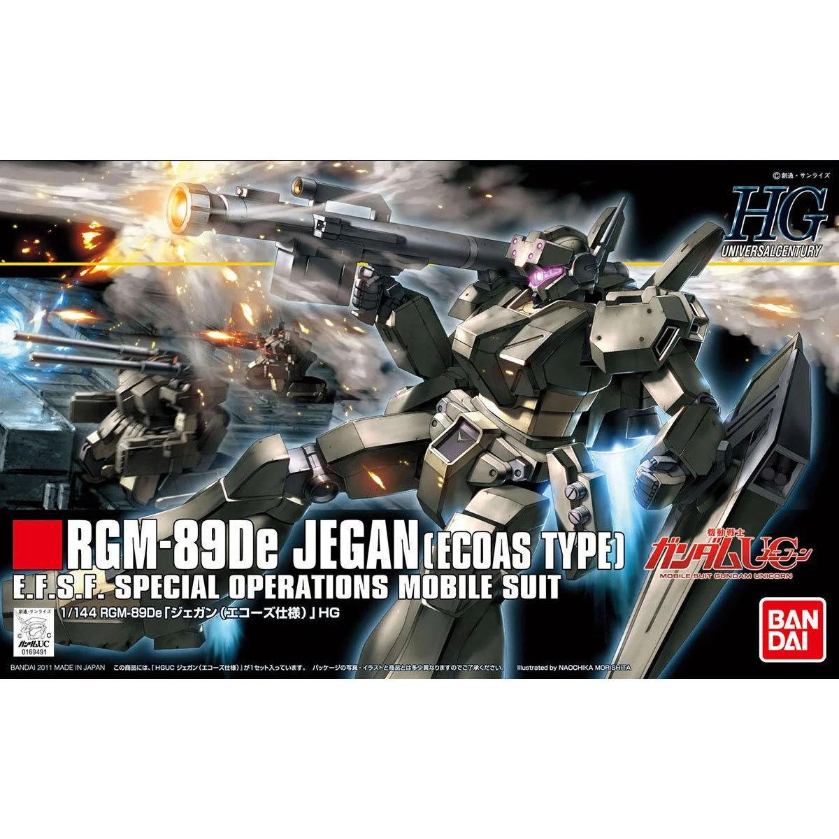 Bandai 1/144 HG Jegan Ecoas UC Model Kit — official product photo 3