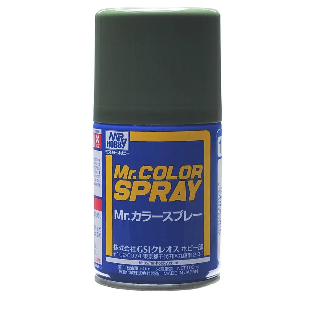 Mr. Color Spray S129 Dark Green (Nakajima) Semi-Gloss 100ml — product photo