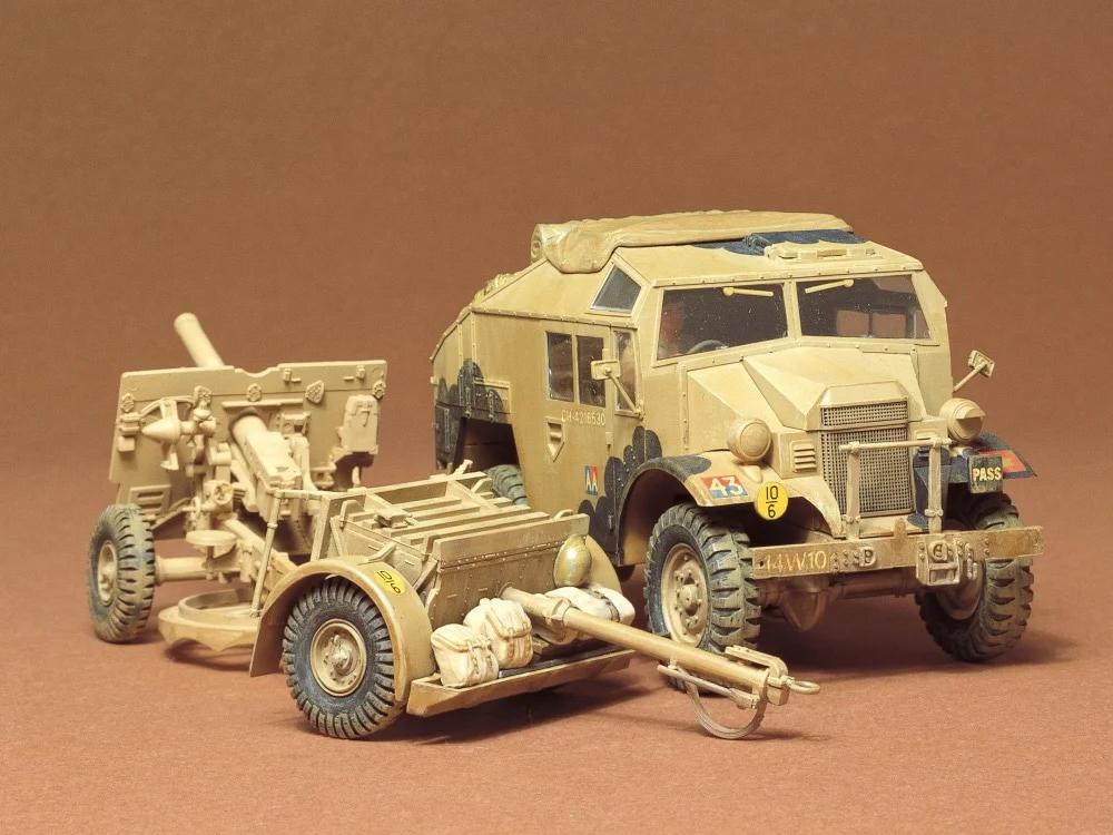 Tamiya 1/35 British 25-pounder Gun Model Kit — official product photo 1
