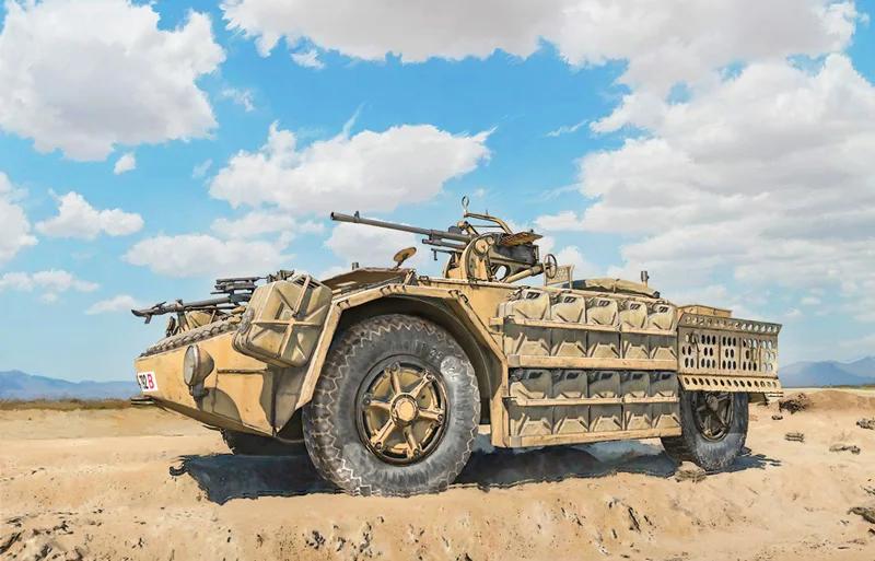 Italeri 1/72 As 42 Sahariana Model Kit — box art