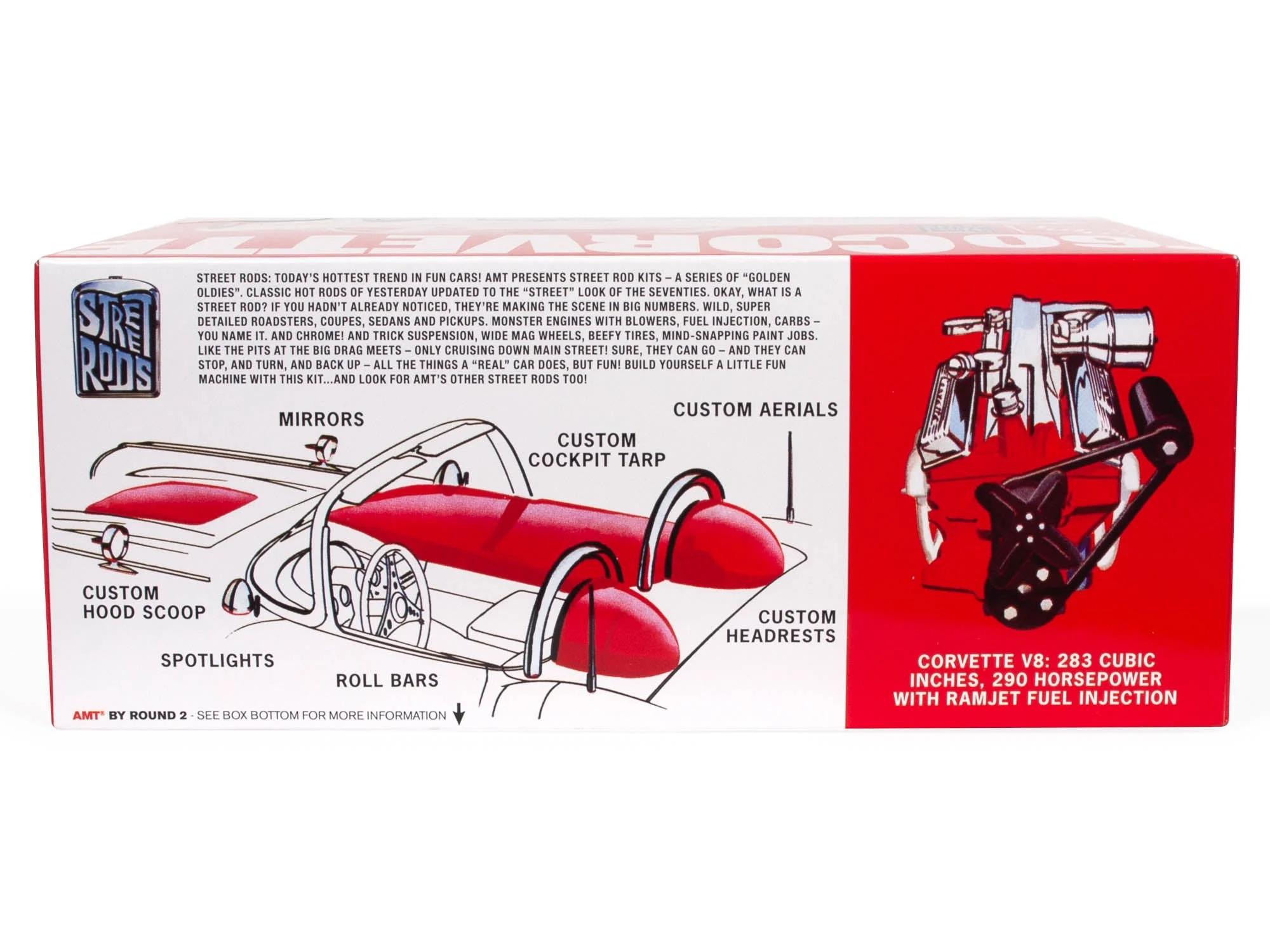 AMT 1/25 60 Chevrolet Corvette Model Kit — official product photo 2