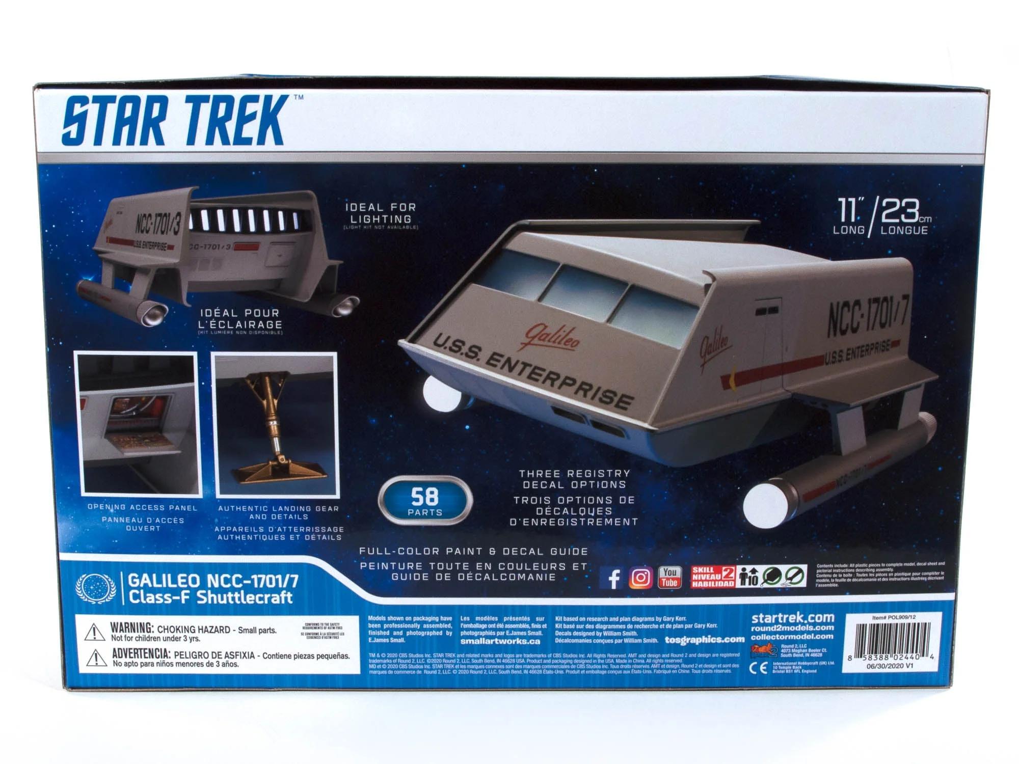 Polar Lights 1/32 Galileo Shuttle Model Kit — official product photo 3