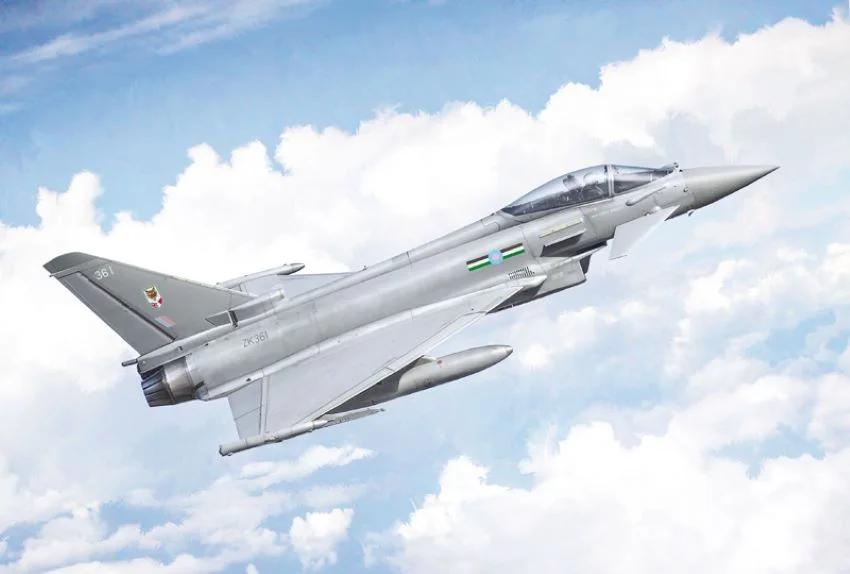 Italeri 1/72 EF-2000 Eurofighter Typhoon RAF Model Kit — box art