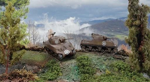 Italeri 1/72 Sherman M4 A32 Pk Model Kit — box art