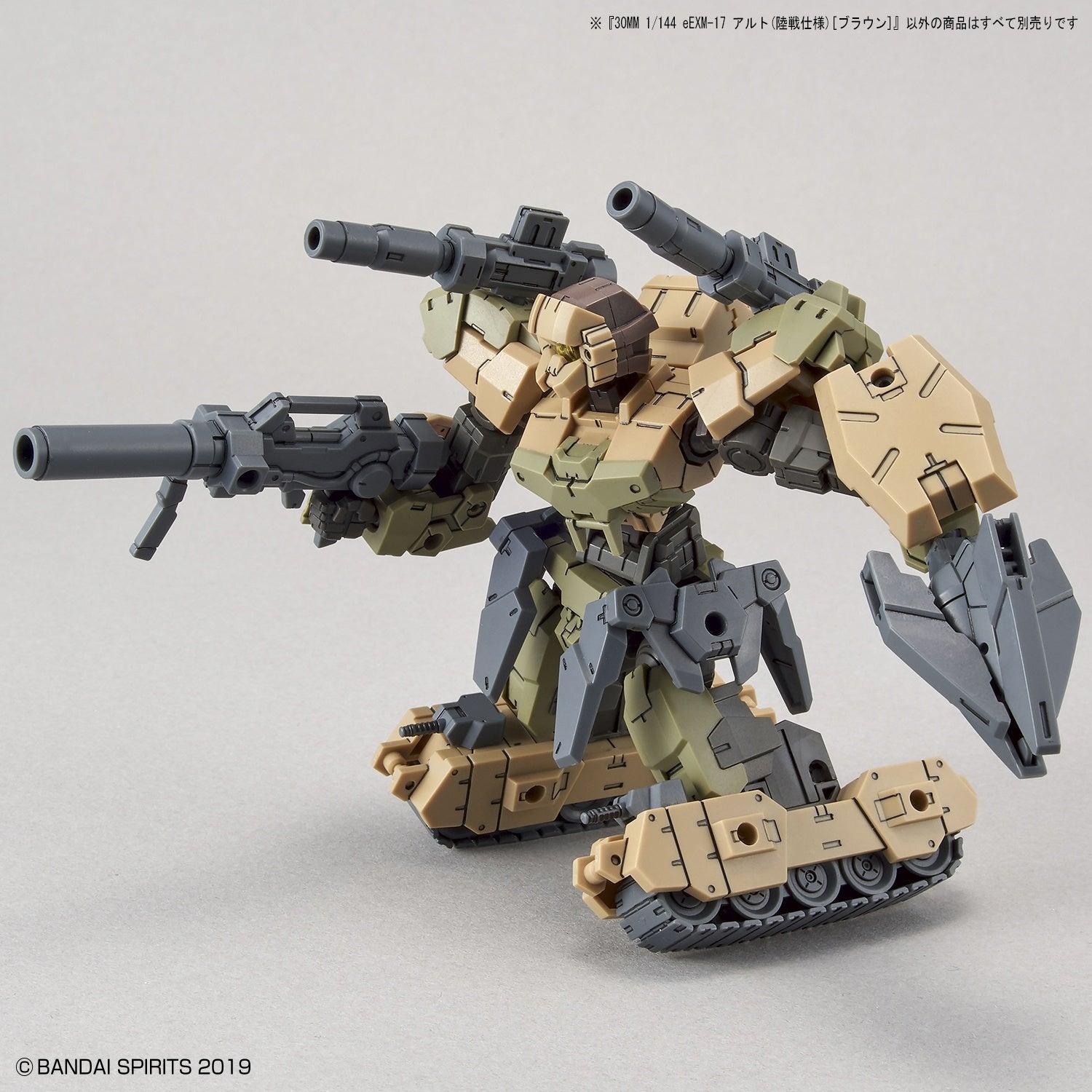 Bandai 1/144 30MM eEXM-17 Alto (Ground Warfare Ver.) (Brown) Model Kit - Image 6 of 11