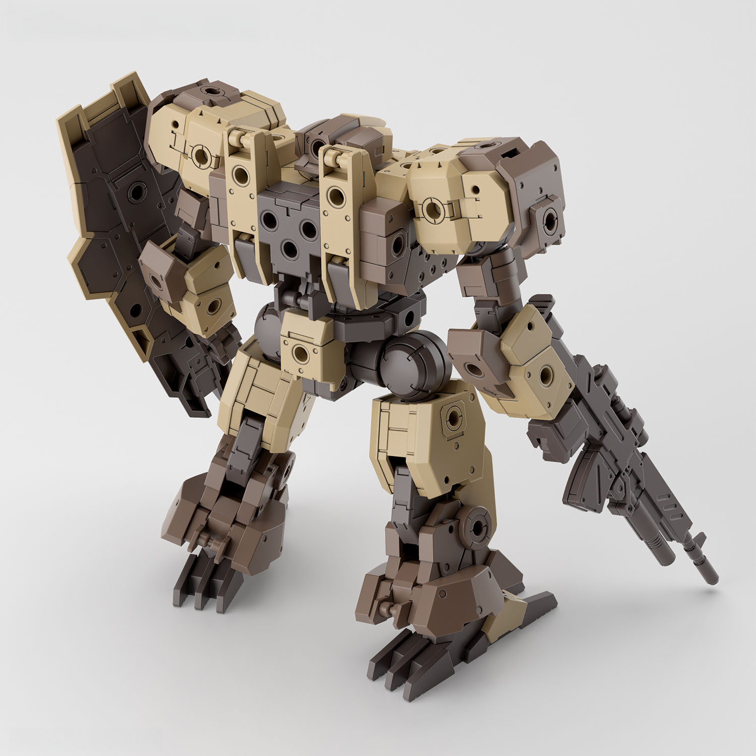 Bandai 1/144 30MM eEXM-9 Baskyrotto (Brown) Model Kit - Image 2 of 10