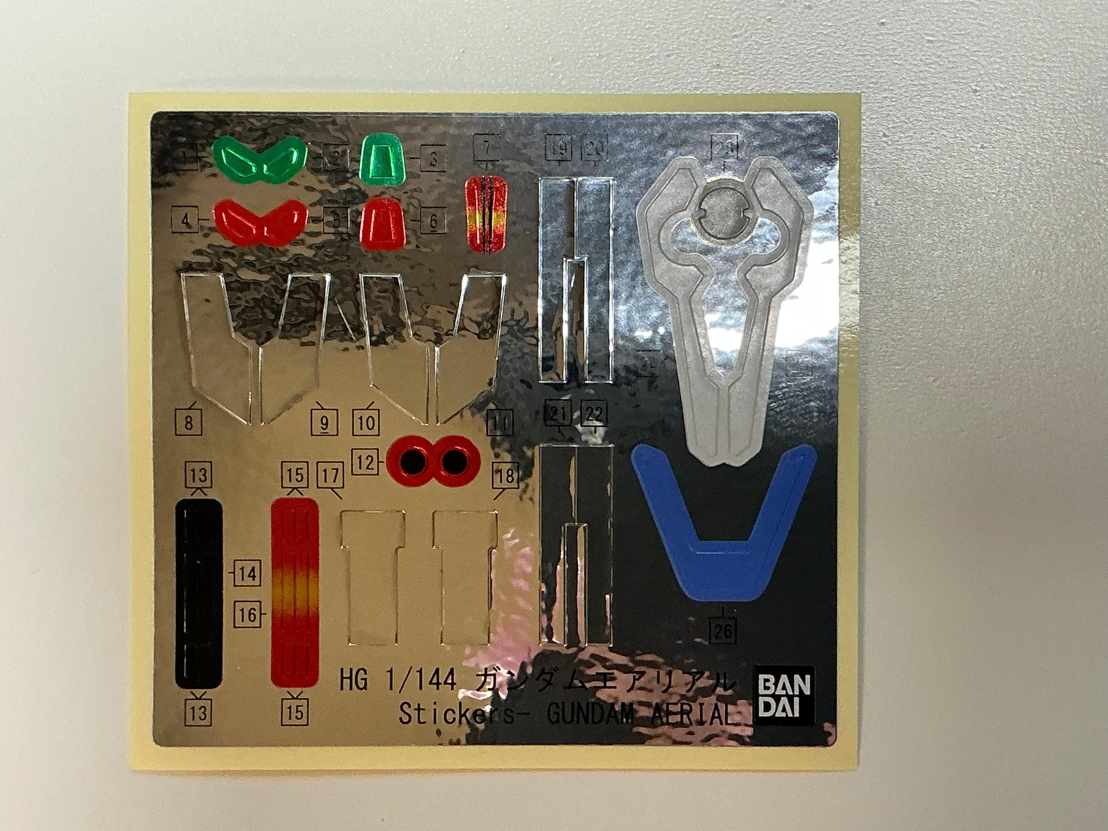 Bandai 1/144 HG Gundam Aerial Model Kit - Image 15 of 18