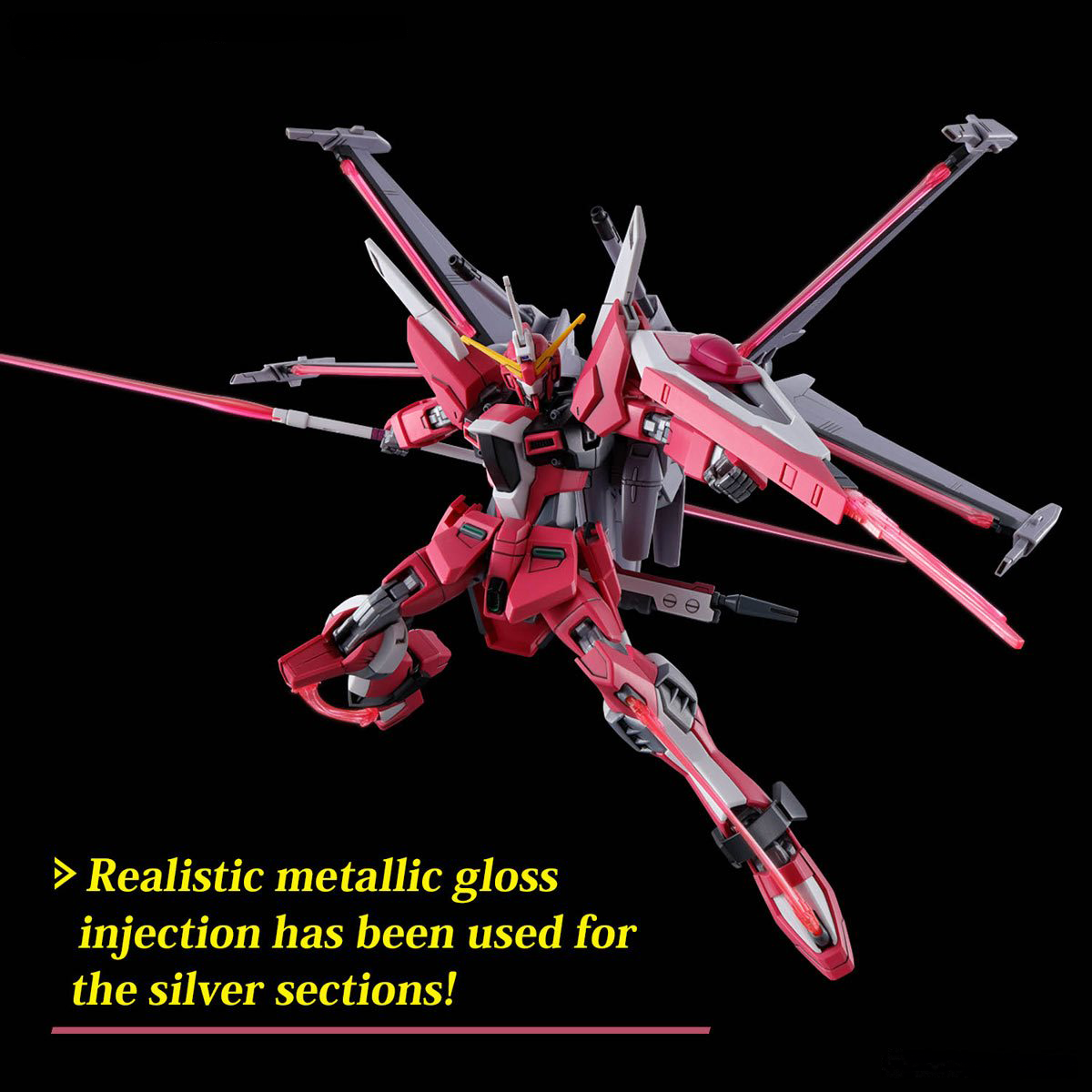 Bandai 1/144 HG ZGMF-X19A Infinite Justice Gundam Model Kit - Image 6 of 10