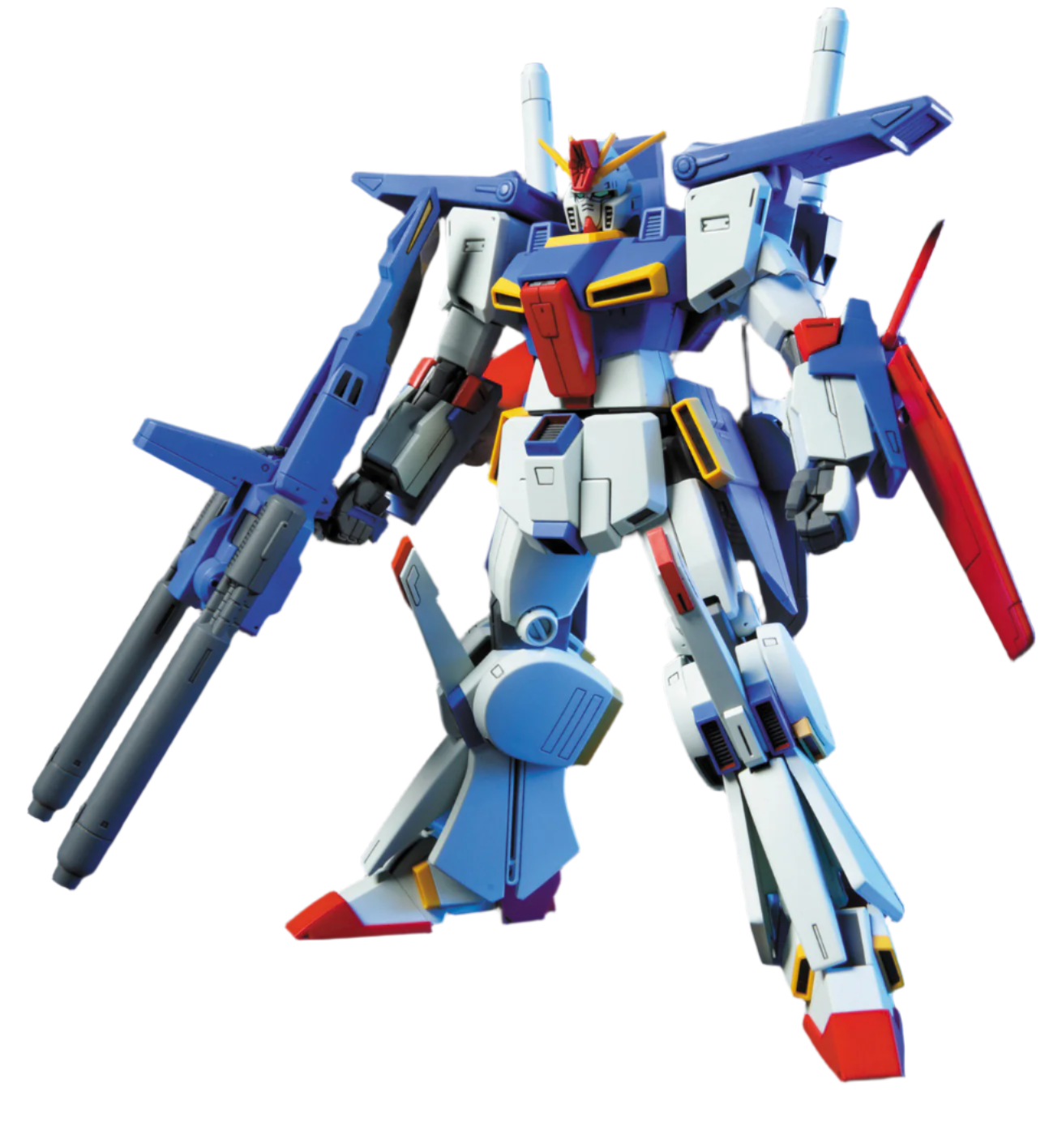 Bandai 1/144 HGUC MSZ-010 ZZ Gundam Model Kit — box art