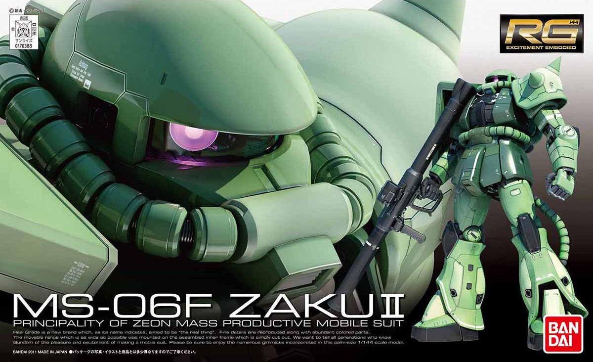 1/144 RG MS-06F Zaku II - Artrovo Gundam