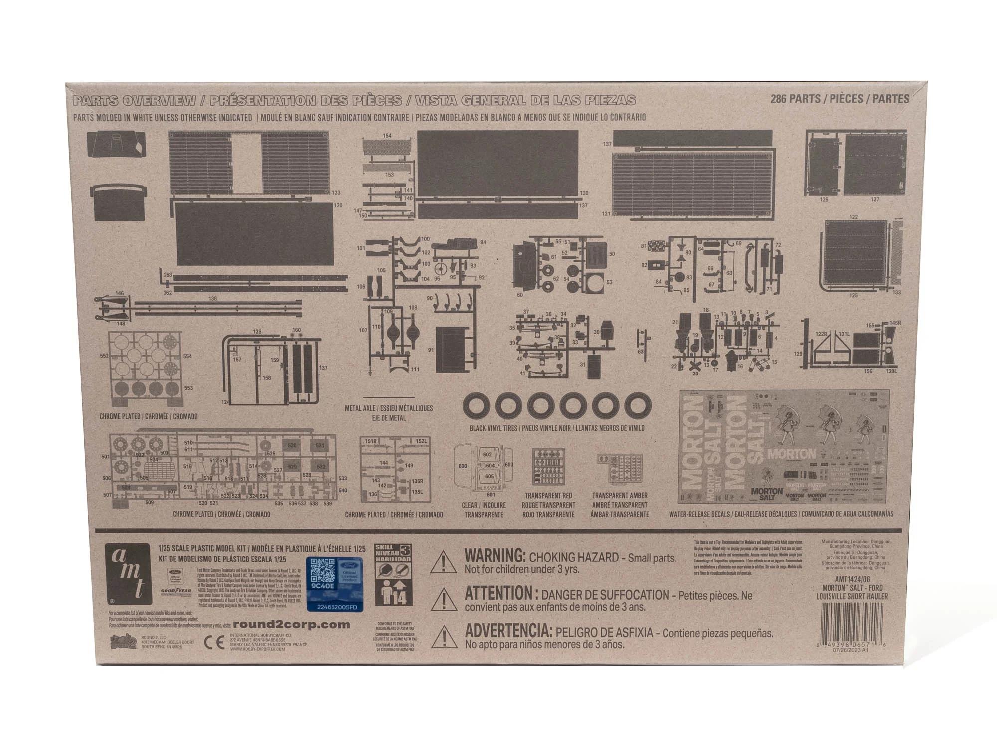 AMT 1/25 Ford Louisville Short Hauler Morton Model Kit — official product photo 4