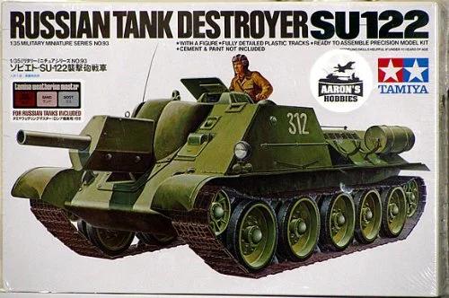Tamiya 1/35 Russian Tank Destroyer Model Kit — box art
