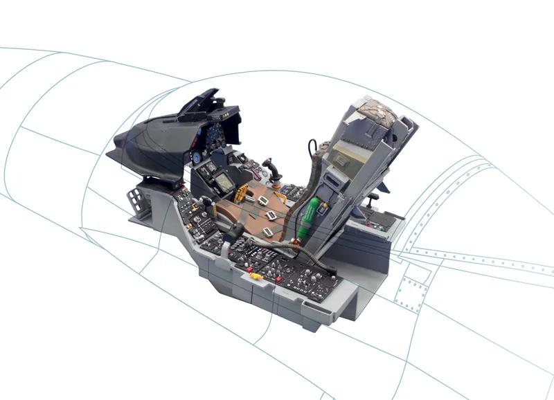 Italeri 1/12 F-16 Cockpit Model Kit — official product photo 1