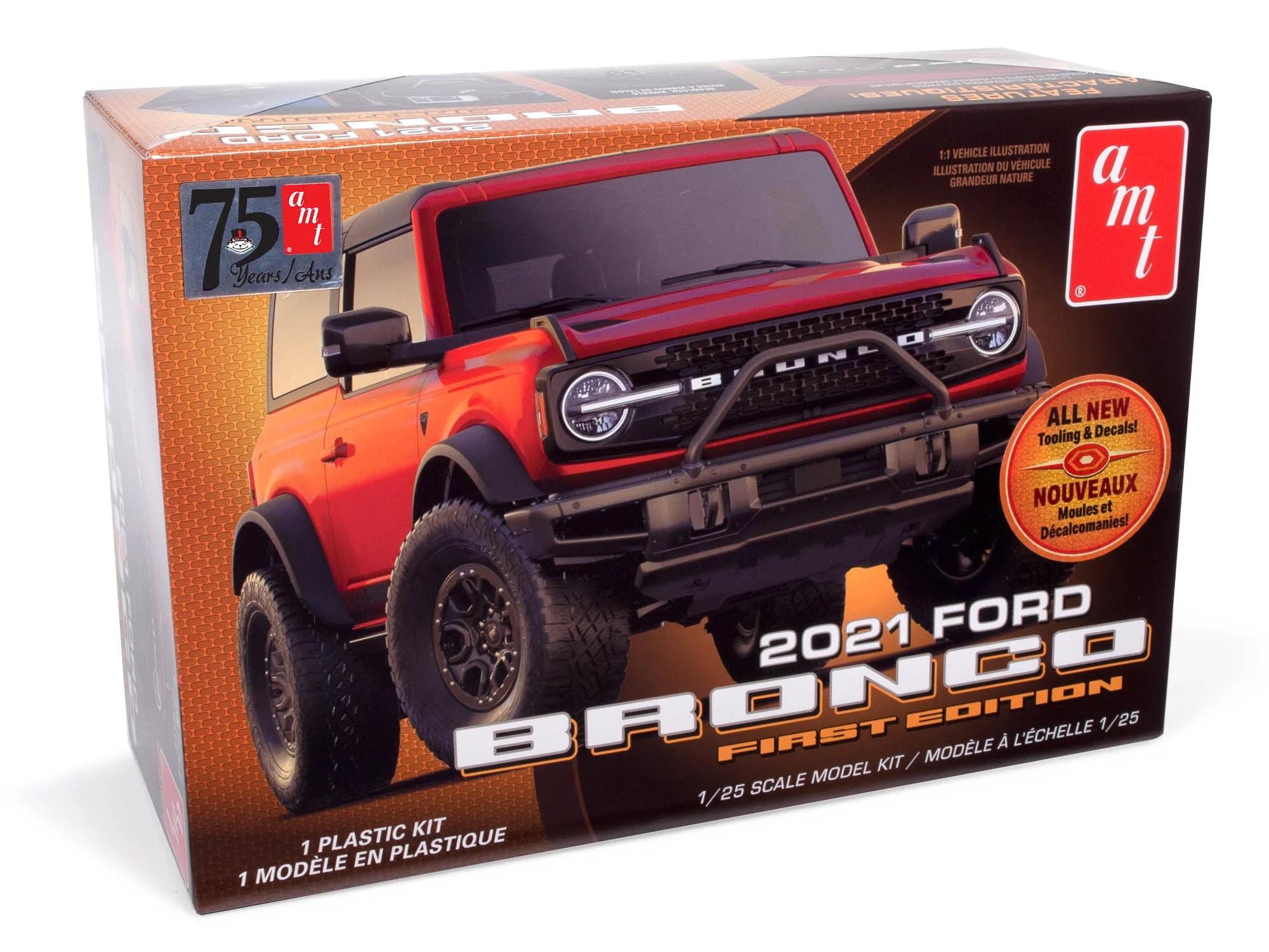 AMT 1/25 21 Ford Bronco 1st Edition Model Kit — official product photo 1