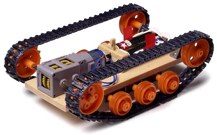 Tamiya Tracked Vehicle Chassis Model Kit — official product photo 1