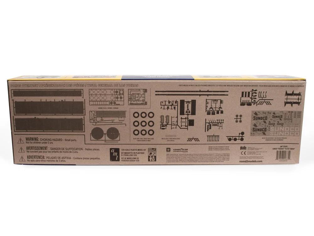 AMT 1/25 Fruehauf Plated Tanker Sunoco Model Kit — official product photo 4