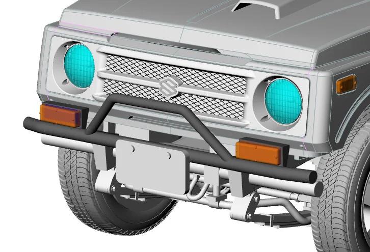 Hasegawa 1/24 Suzuki Jimny W Grill Guard Model Kit — official product photo 6