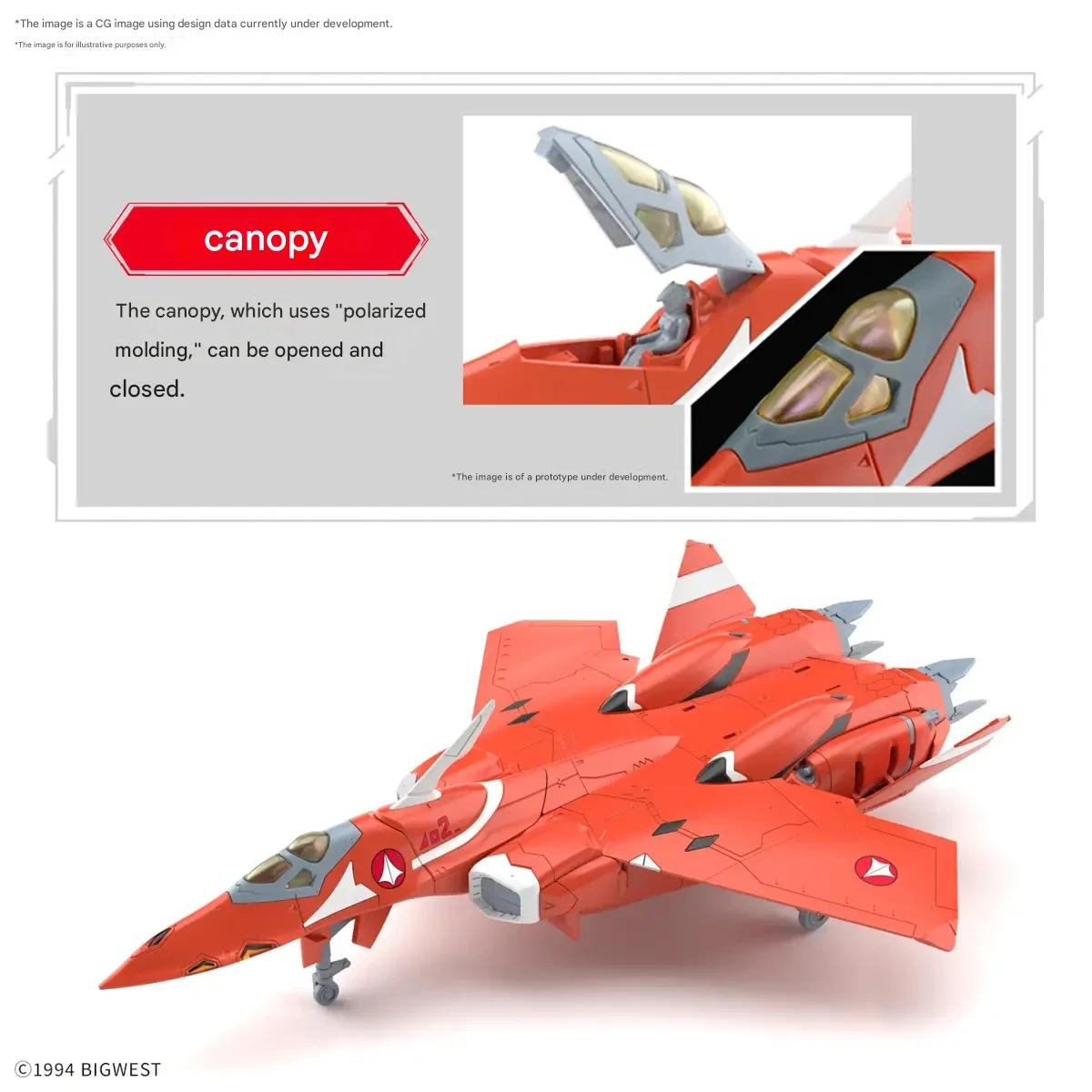 Bandai 1/144 HG VF-22S Sturmvogel II Milia Farina Model Kit — product photo 3