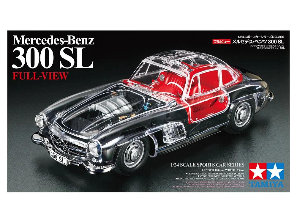 Tamiya 1/24 Full View Mercedes 300sl Model Kit — official product photo 1