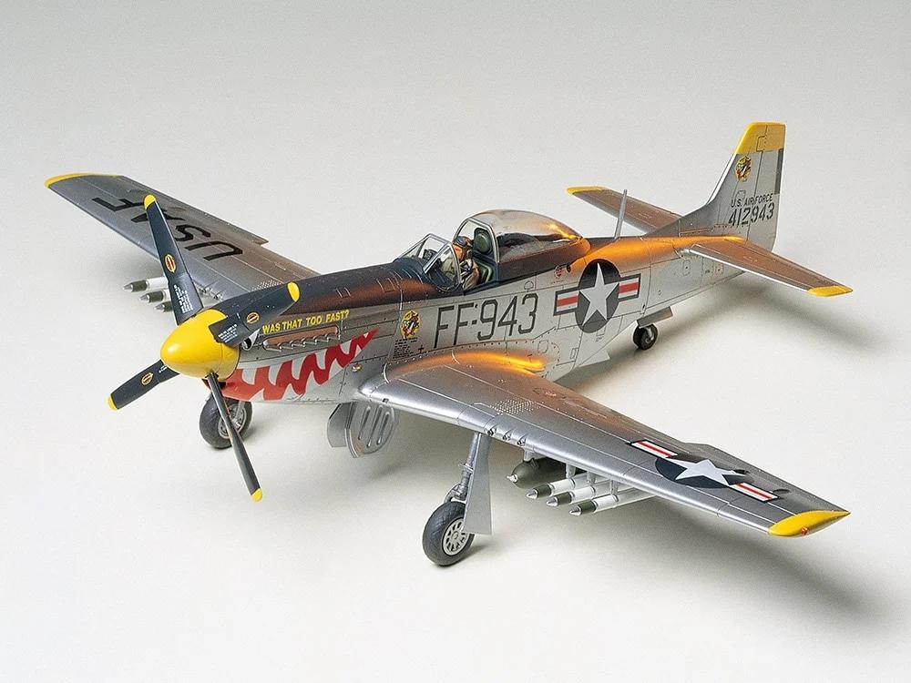 Tamiya 1/48 F-51D Mustang Korean War Model Kit — official product photo 1