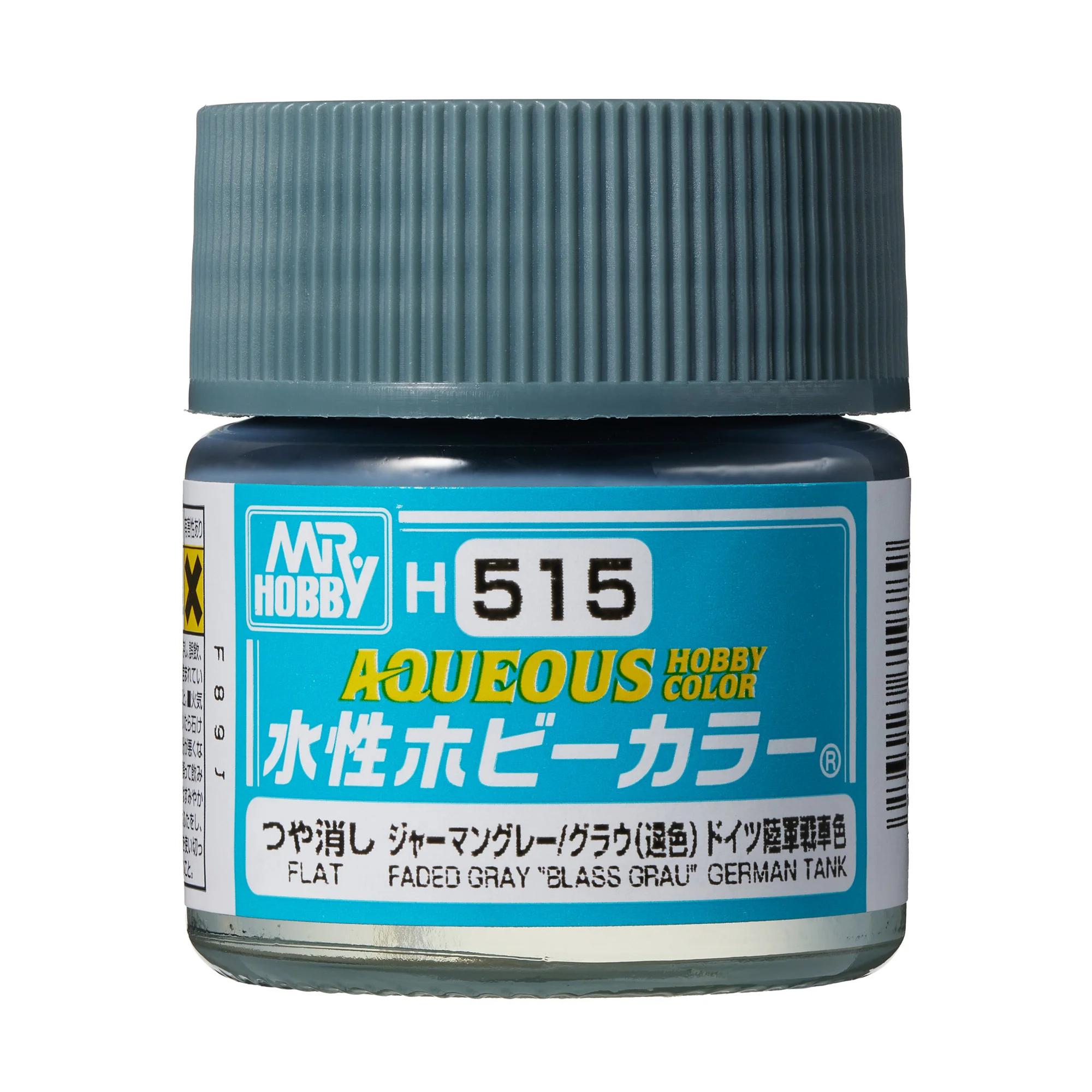 Mr. Hobby Aqueous Hobby Color Faded Gray “Blassgrau” (H515) 10 ml — official product photo 1