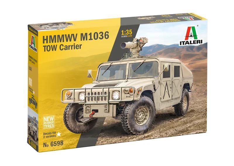 Italeri 1/35 Hmmwv M966 Tow Carrier Model Kit — official product photo 2