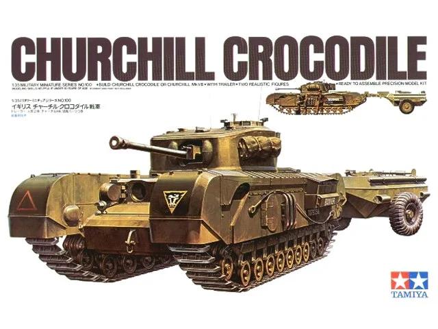Tamiya 1/35 British Churchill C Tank Model Kit — box art