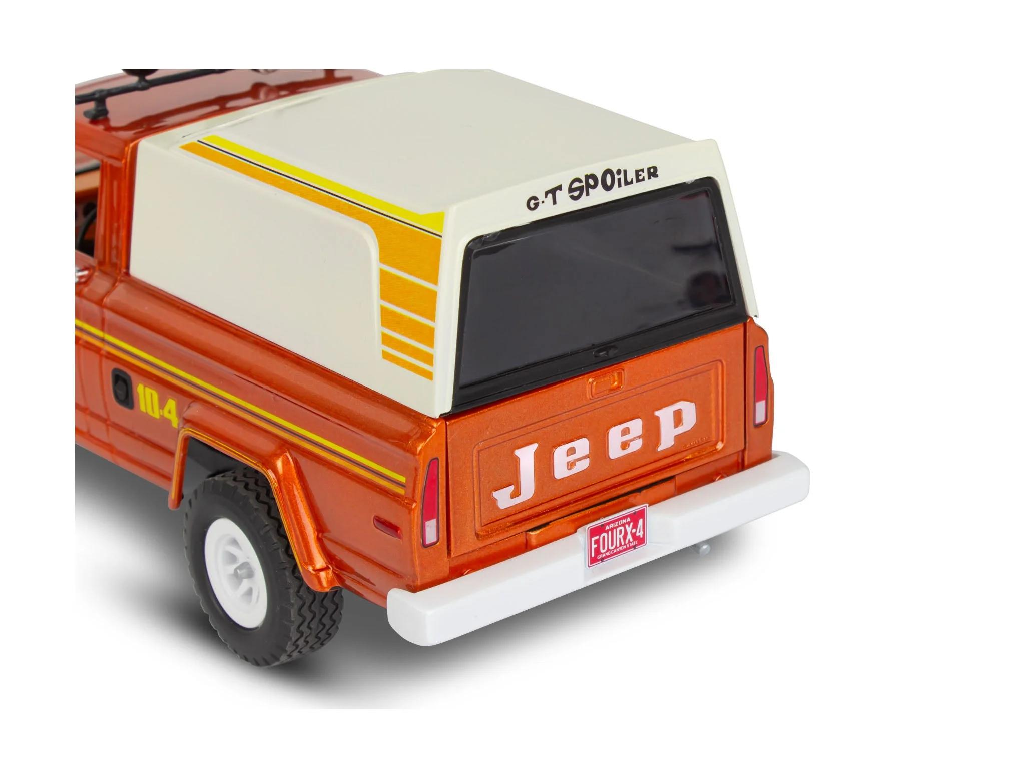 Revell 1/24 79 Jeep J10 Pickup W Camper Top Model Kit — official product photo 4