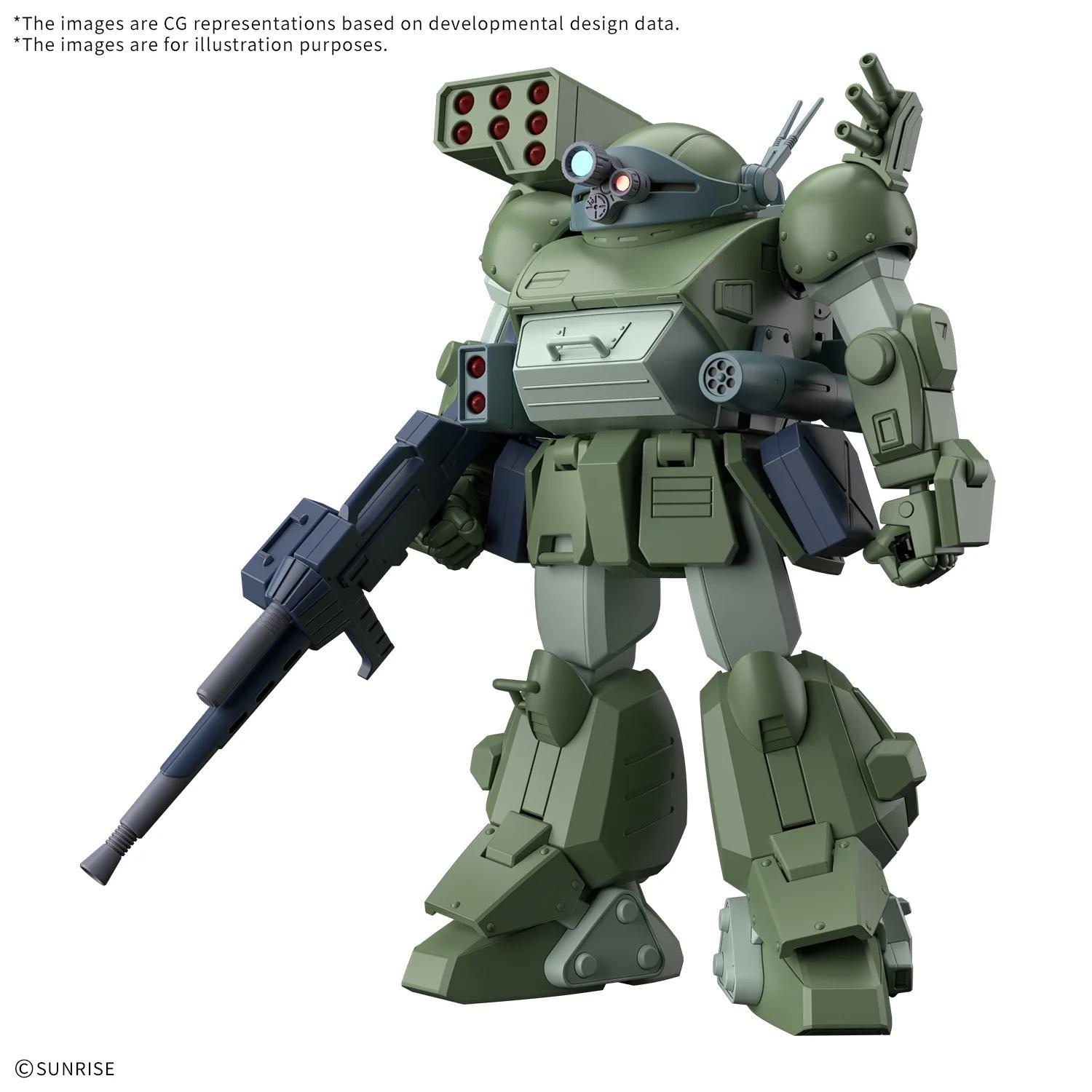 Bandai 1/144 HG Scopedog Turbo Custom Model Kit — official product photo 1